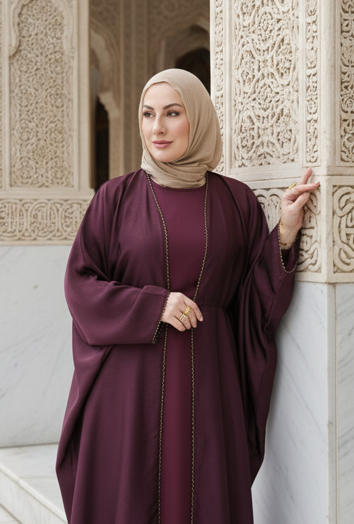 MOOD 4 Pc Abaya Set