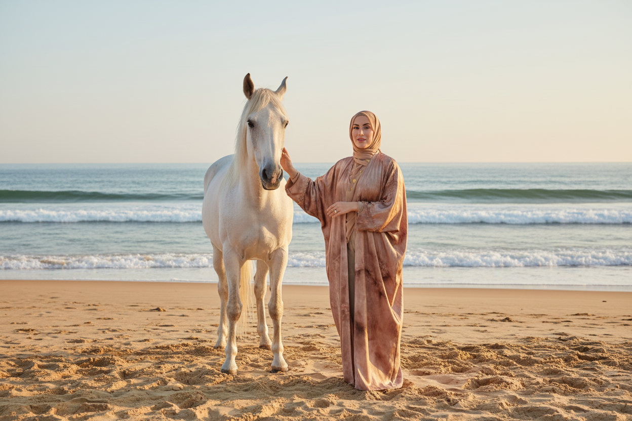 AMWAJ 3PC ABAYA