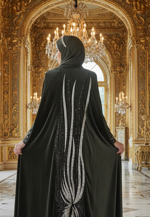 Amira Velvet Cape