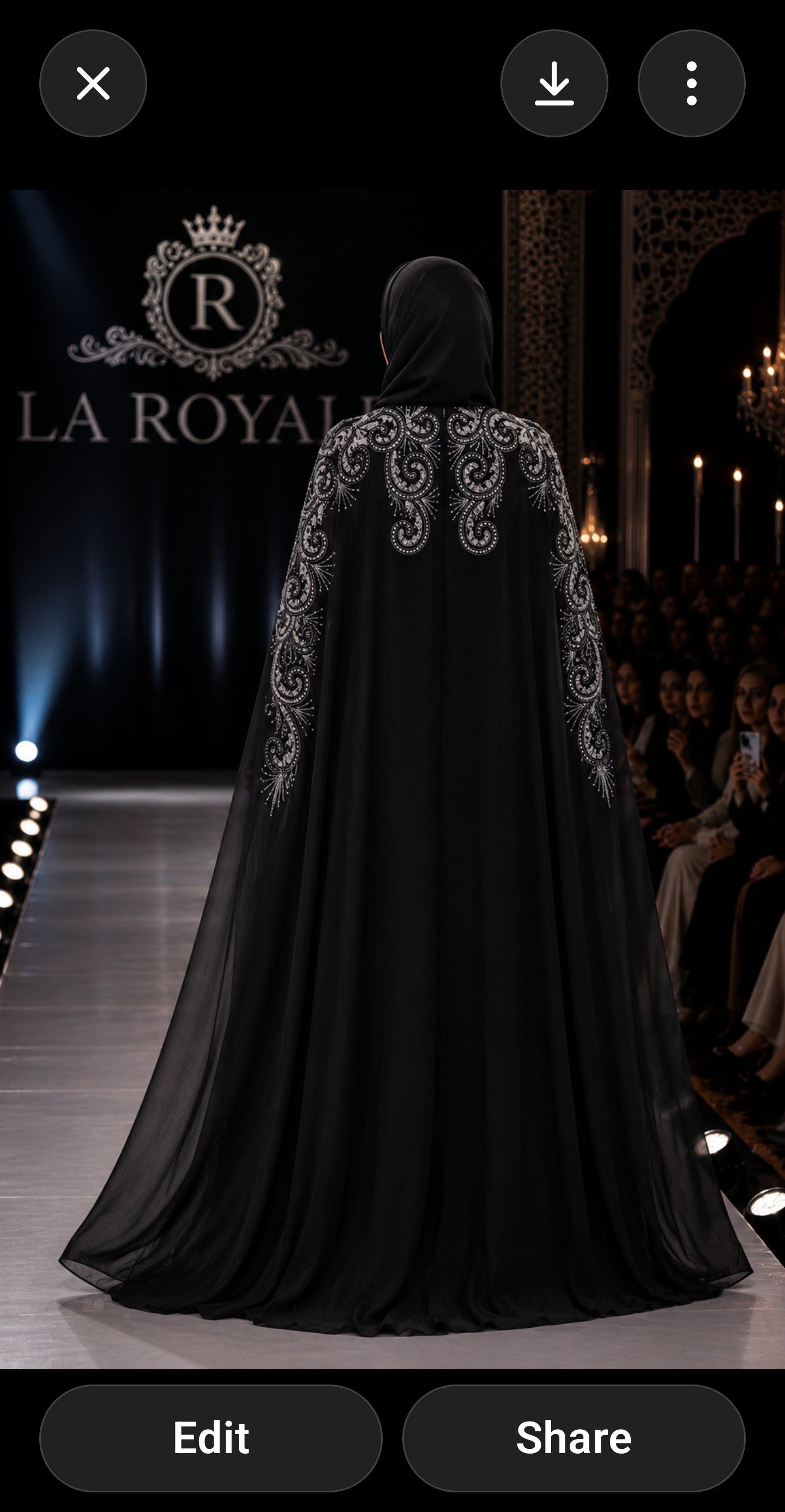 ROYALE ARABESQUE CAPE