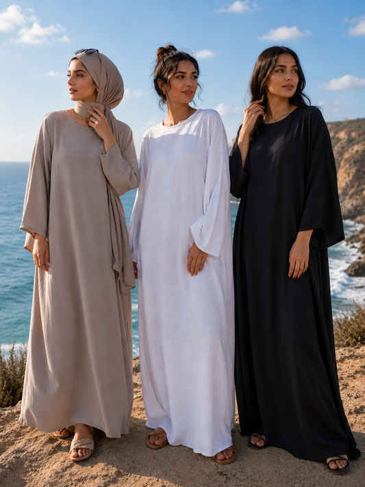 CEY fabric long sleeve inner dresses