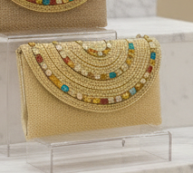 CLEOPATRA beaded Clutch