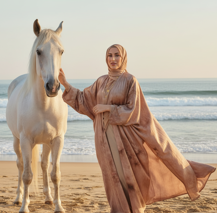AMWAJ 3PC ABAYA