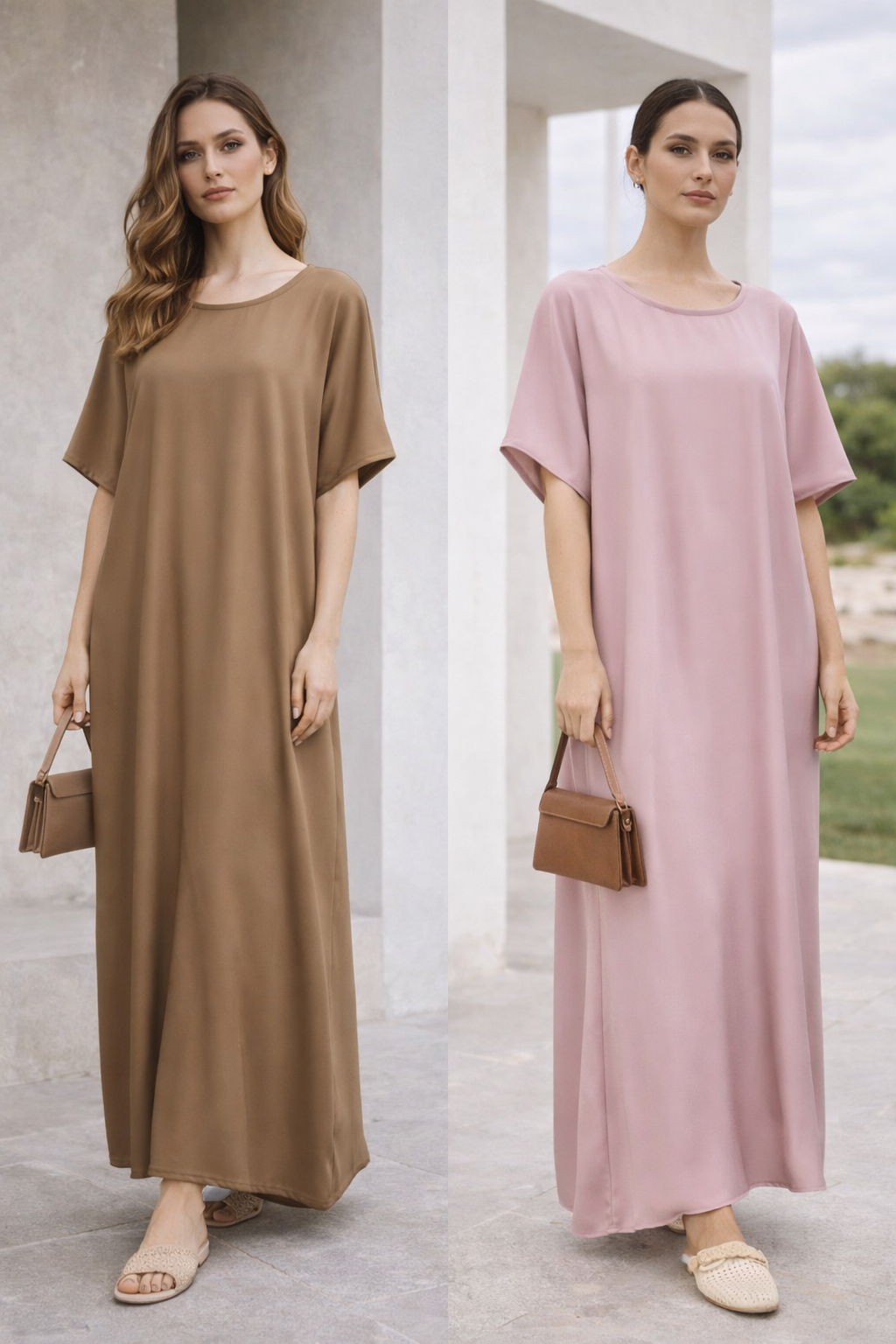 LUX INNER DRESS short sleeve ESSENTIALS (Nida Fabric)