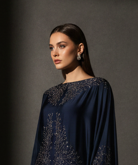 RHINESTONE BATWING (with internal belt)