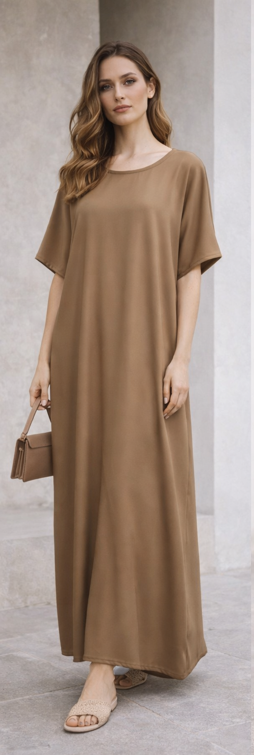 LUX INNER DRESS short sleeve ESSENTIALS (Nida Fabric)