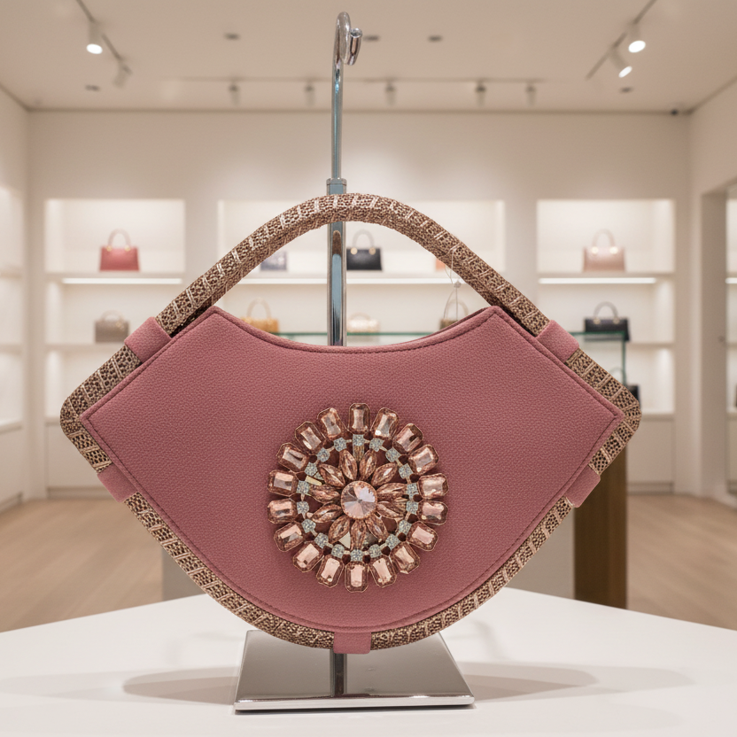 Zayna Fan Handle Bag