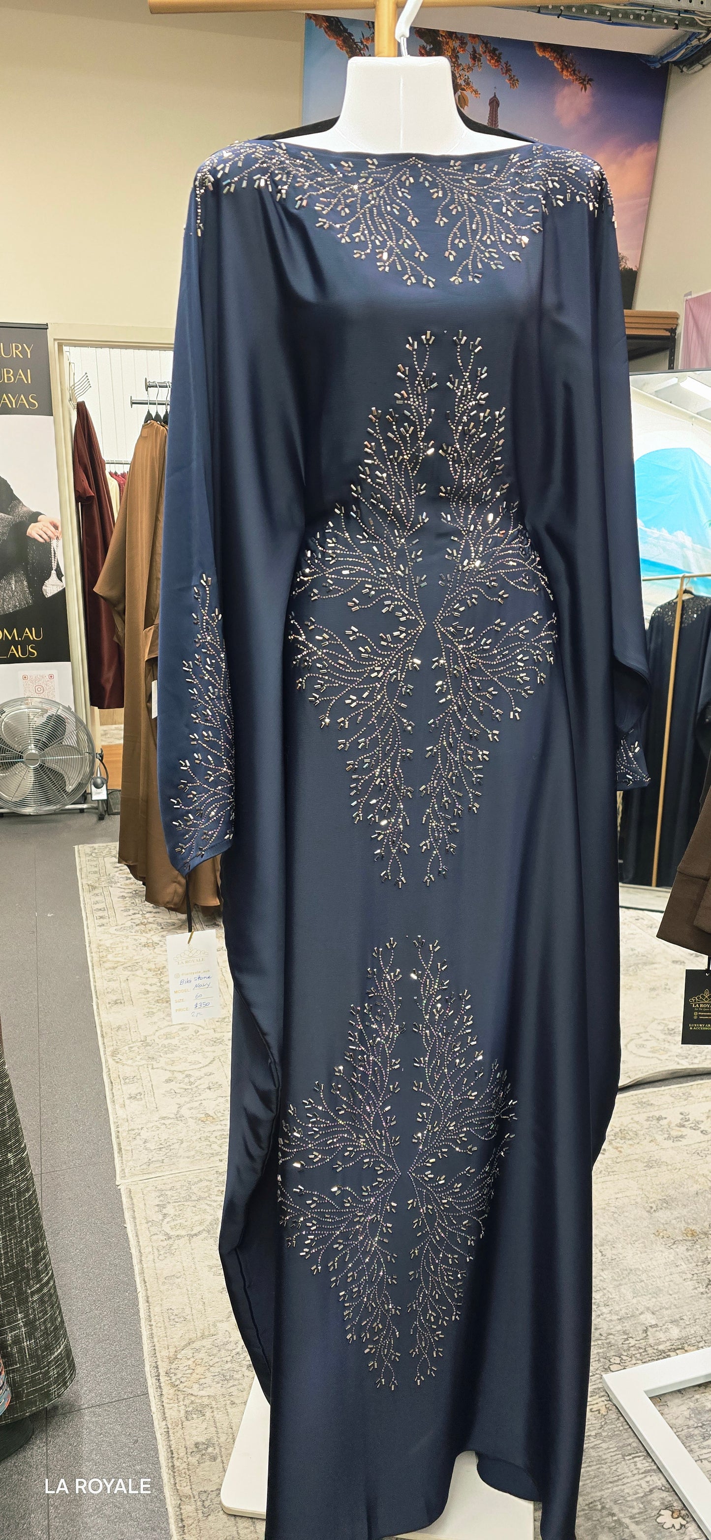 RHINESTONE BATWING (with internal belt)