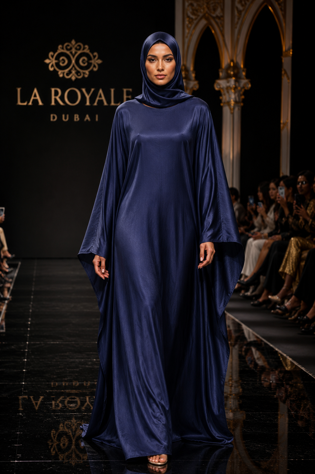 PLAIN FARASHA BATWING (with internal belt)