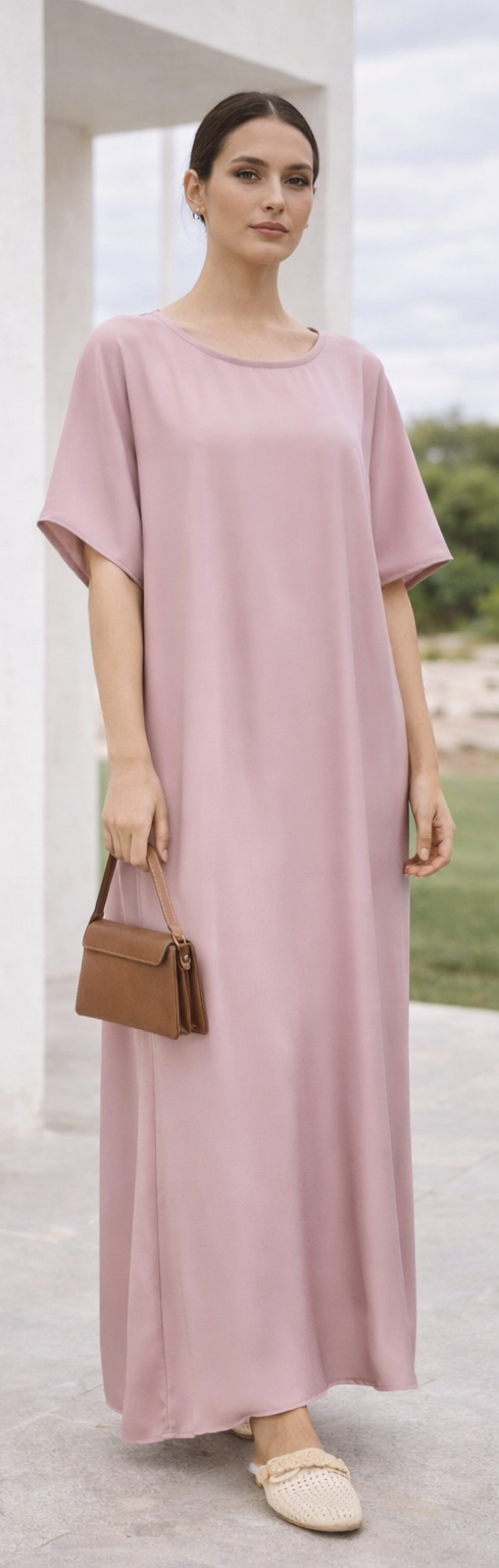 LUX INNER DRESS short sleeve ESSENTIALS (Nida Fabric)