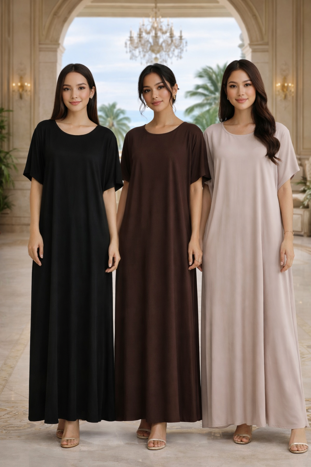LUX INNER DRESS short sleeve ESSENTIALS (Nida Fabric)