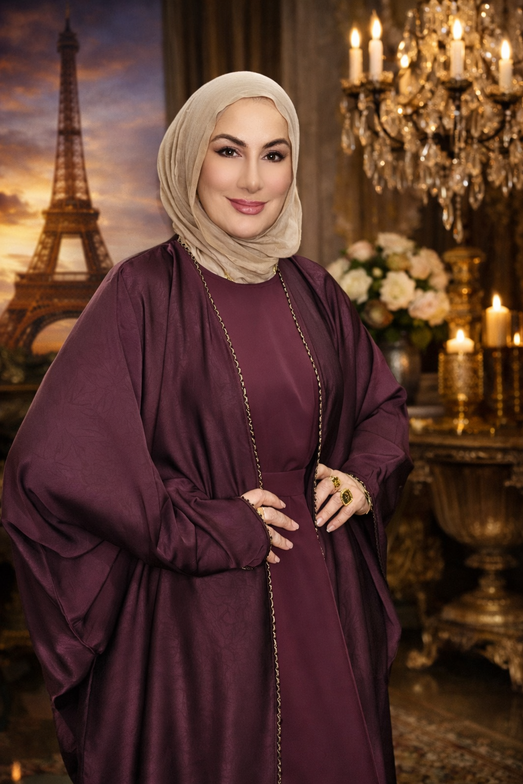 MOOD 4 Pc Abaya Set