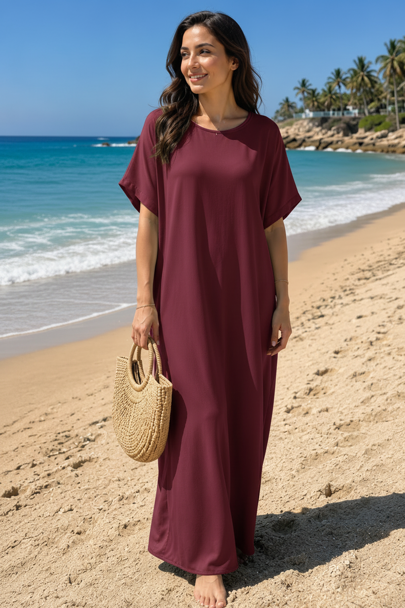 LUX INNER DRESS short sleeve ESSENTIALS (Nida Fabric)