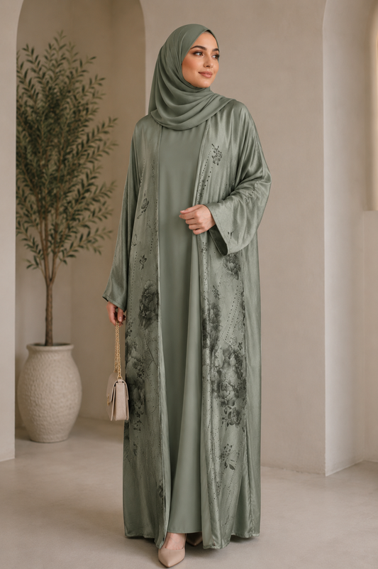 NUR 4 Pc Abaya Set