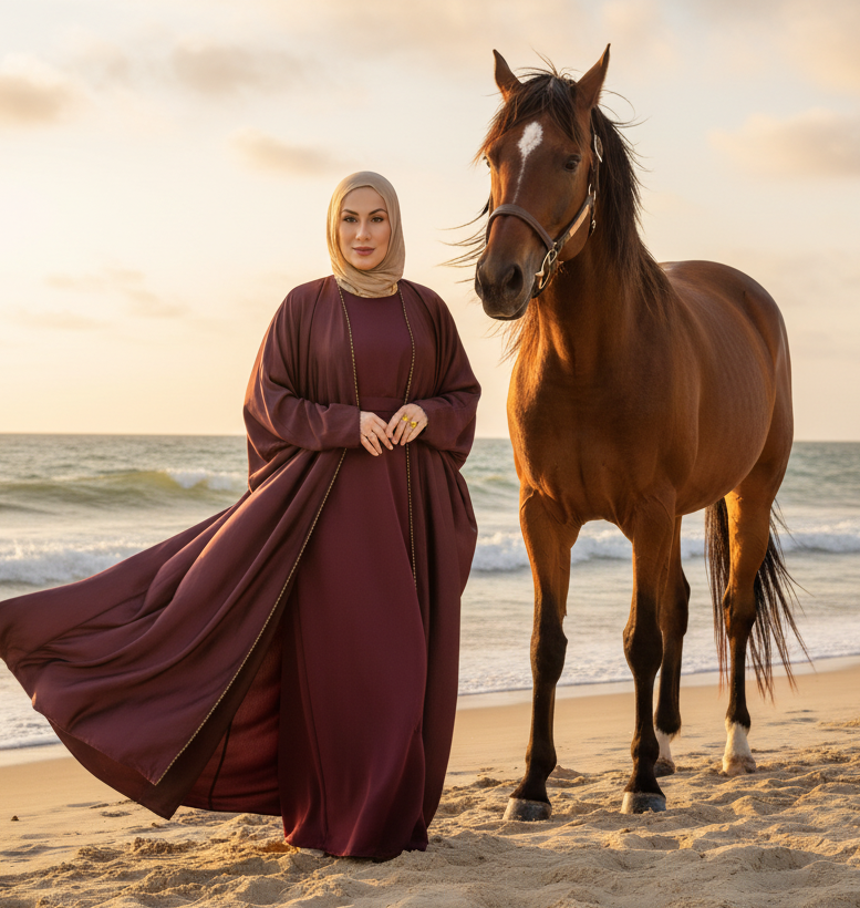 MOOD 4 Pc Abaya Set