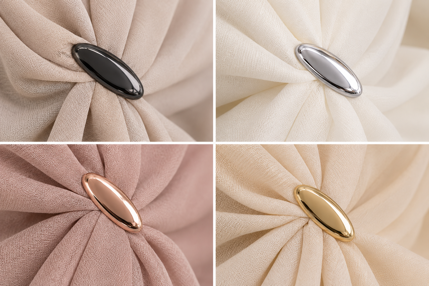 4pc Lux Metal Hijab Pins
