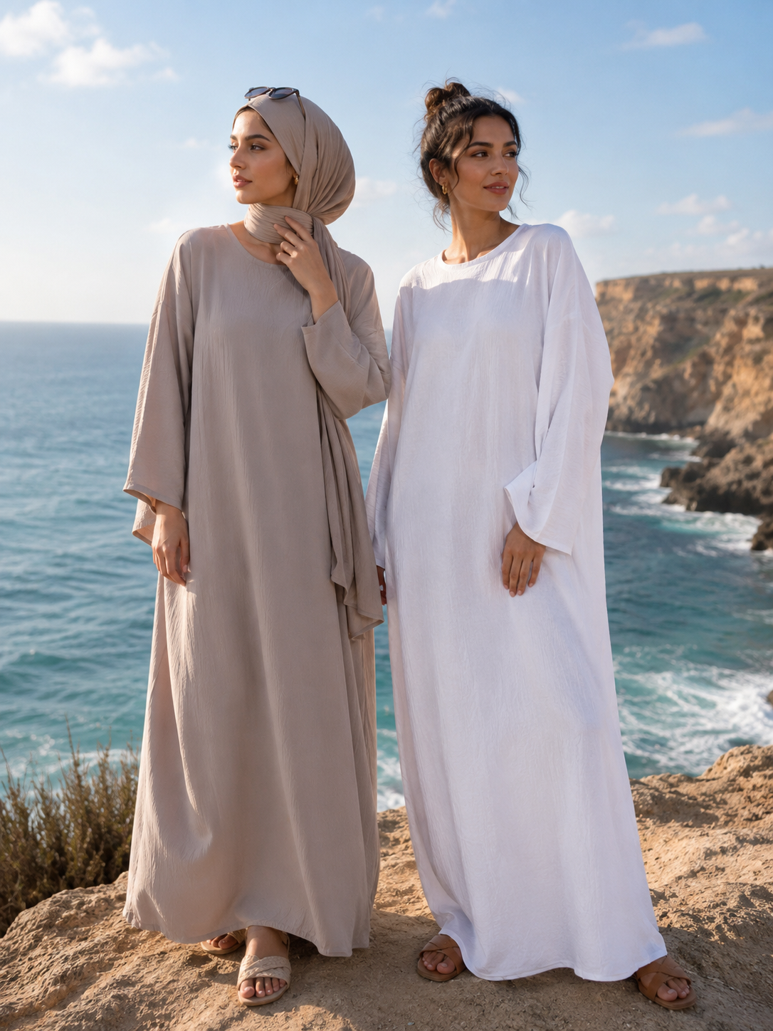 CEY fabric long sleeve inner dresses