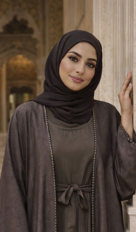 MOOD 4 Pc Abaya Set