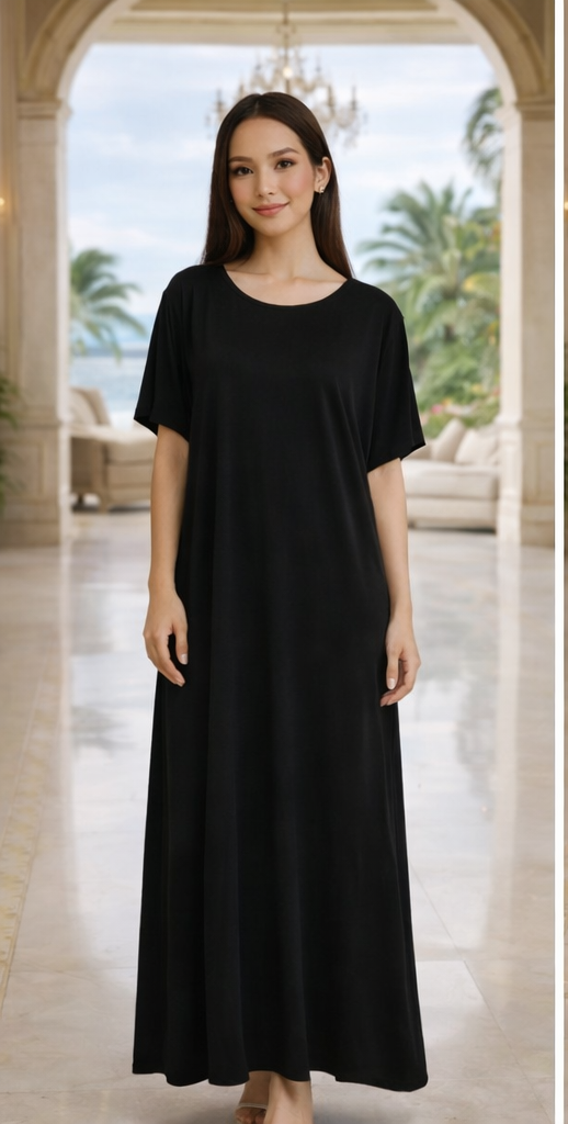 LUX INNER DRESS short sleeve ESSENTIALS (Nida Fabric)
