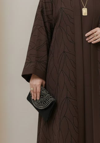SOPHIA straight cut 4pc Abaya Set