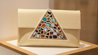 Mosaic Jewel Clutch