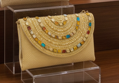 CLEOPATRA beaded Clutch